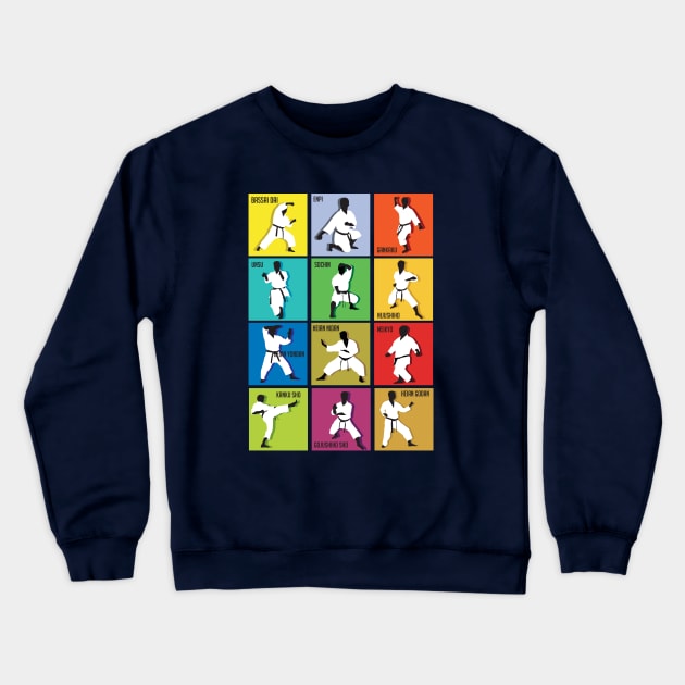 Shotokan Kata Crewneck Sweatshirt by Limey_57